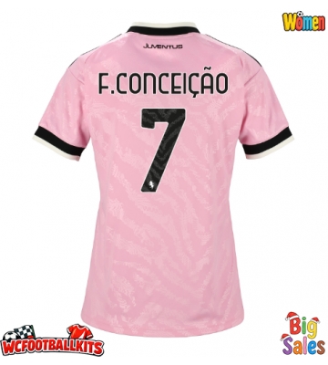 Juventus Francisco Conceicao #7 Replica Away Stadium Shirt for Women 2026-27 Short Sleeve